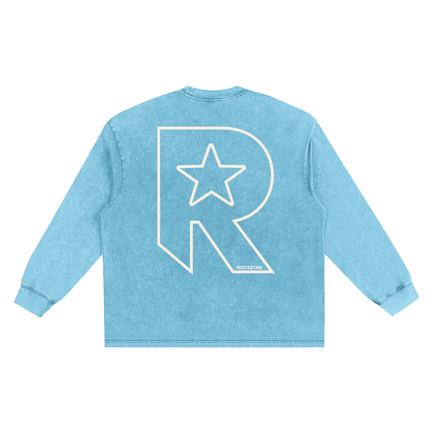 Snow Washed Frayed Edge T-Shirt