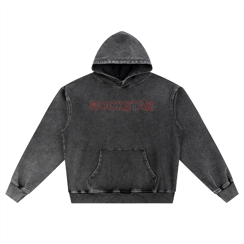 Snow Wash Oversized Hoodie