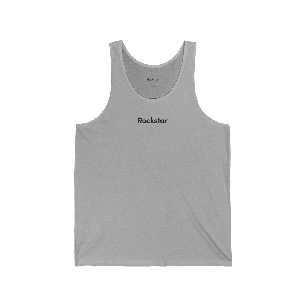 Copy of Rockstar logo Tank Top | Minimal Text Music Shirt
