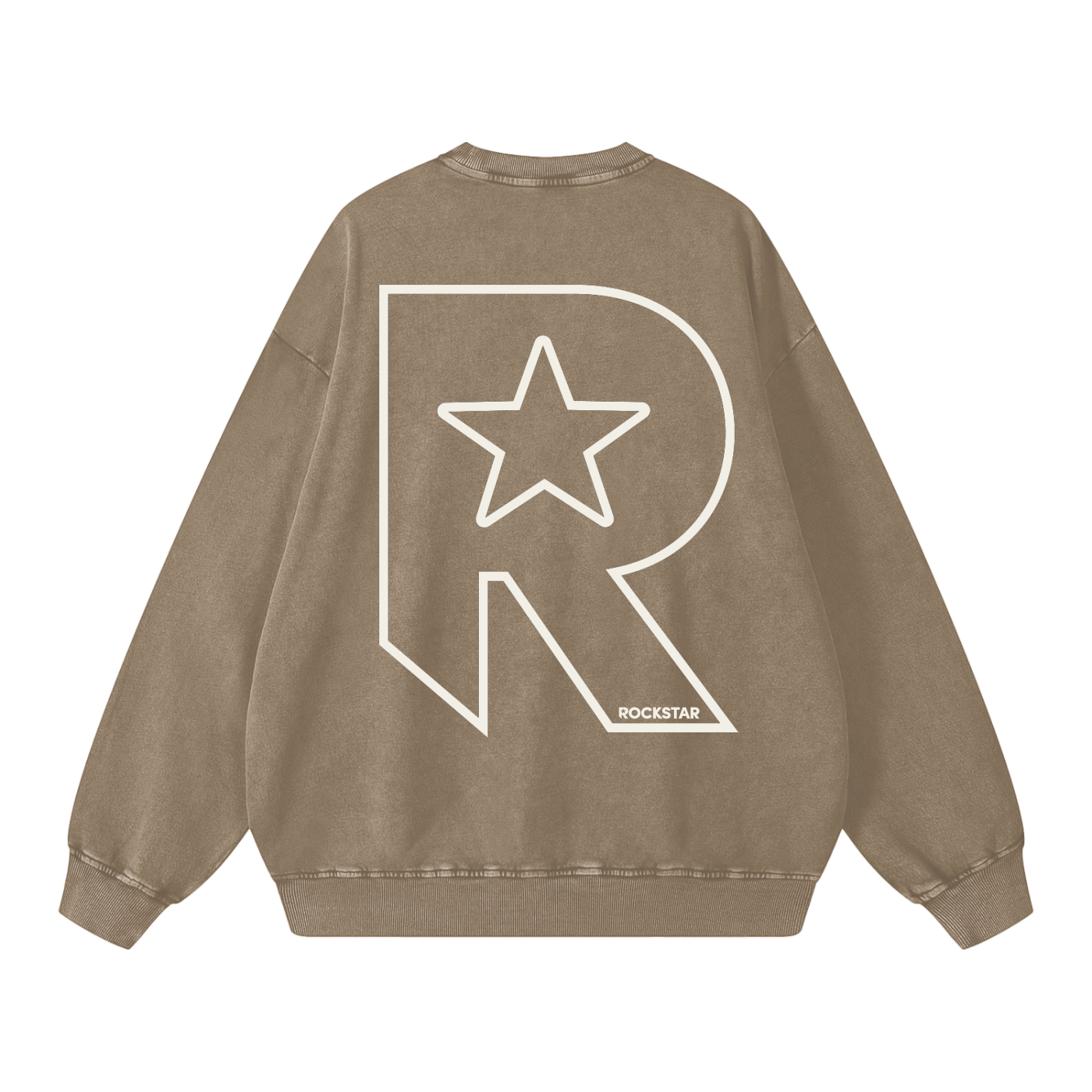 Snow Washed Oversized Sweatshirt