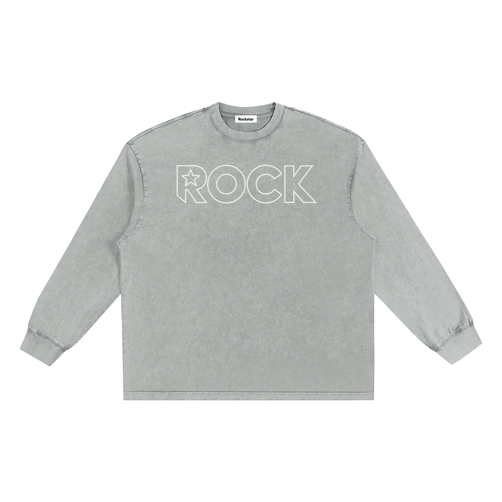 Snow Washed Frayed Edge T-Shirt