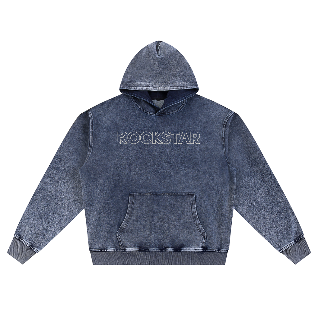 Snow Wash Oversized Hoodie