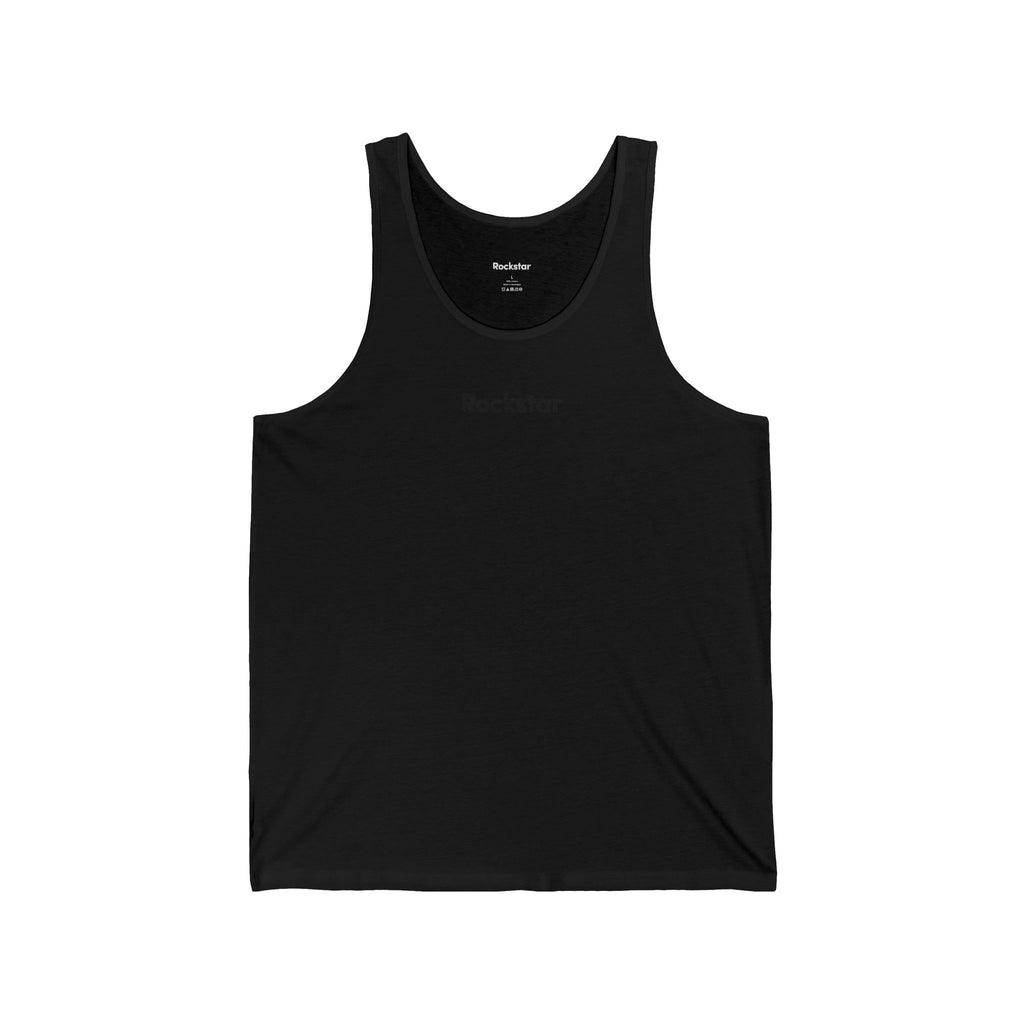 Copy of Rockstar logo Tank Top | Minimal Text Music Shirt
