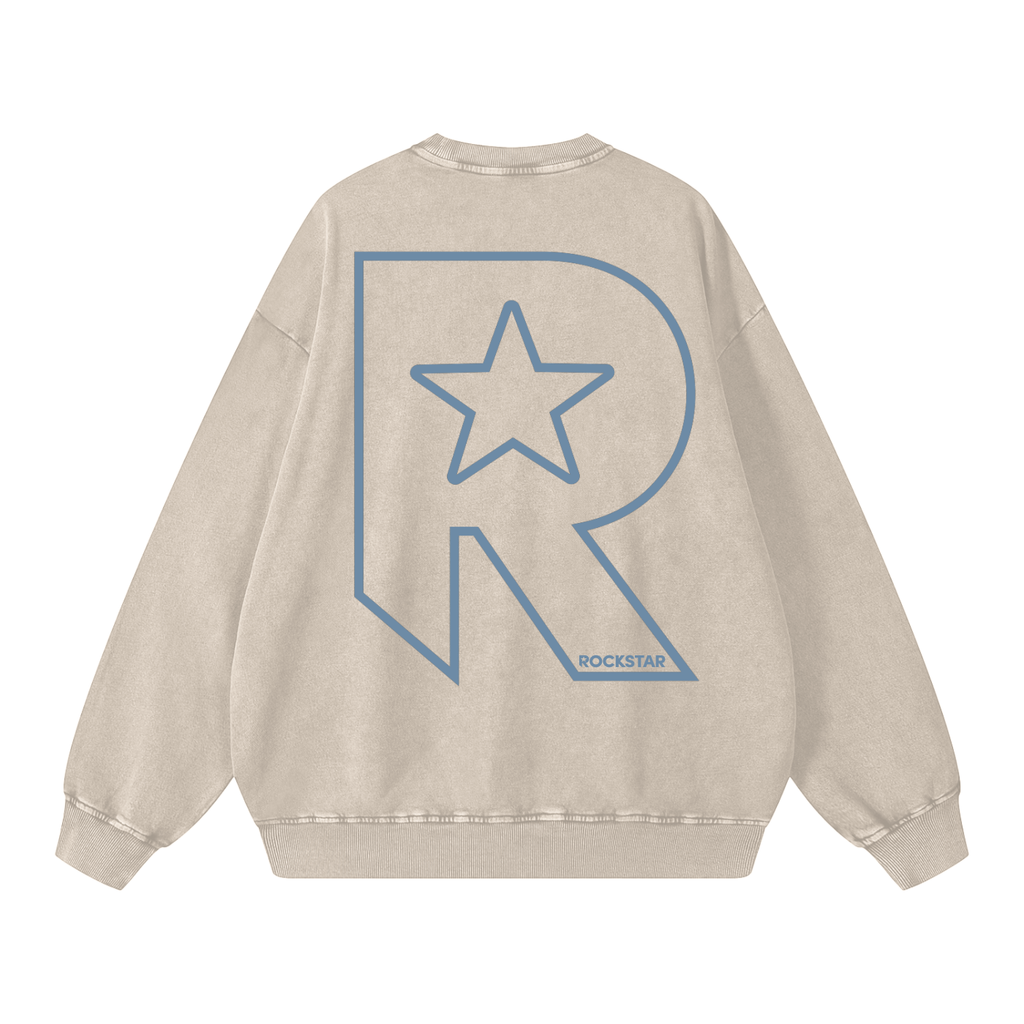 Snow Washed Oversized Sweatshirt