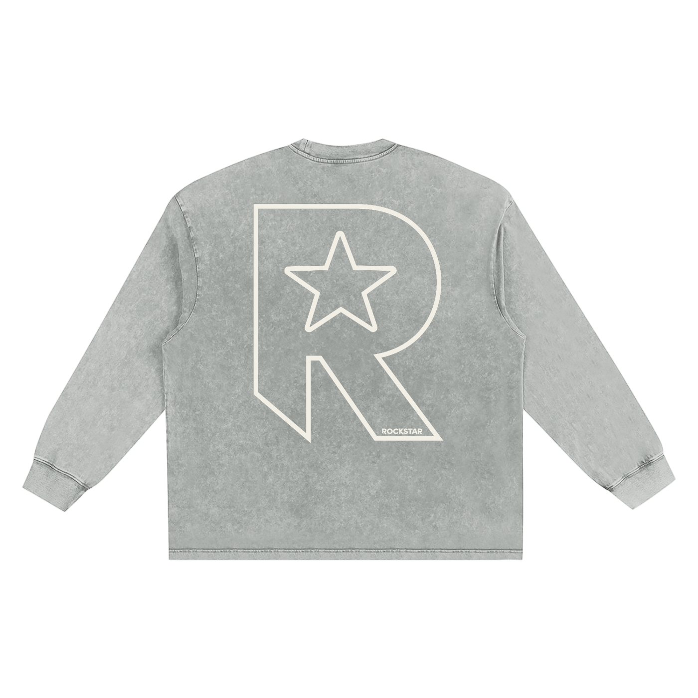 Snow Washed Frayed Edge T-Shirt