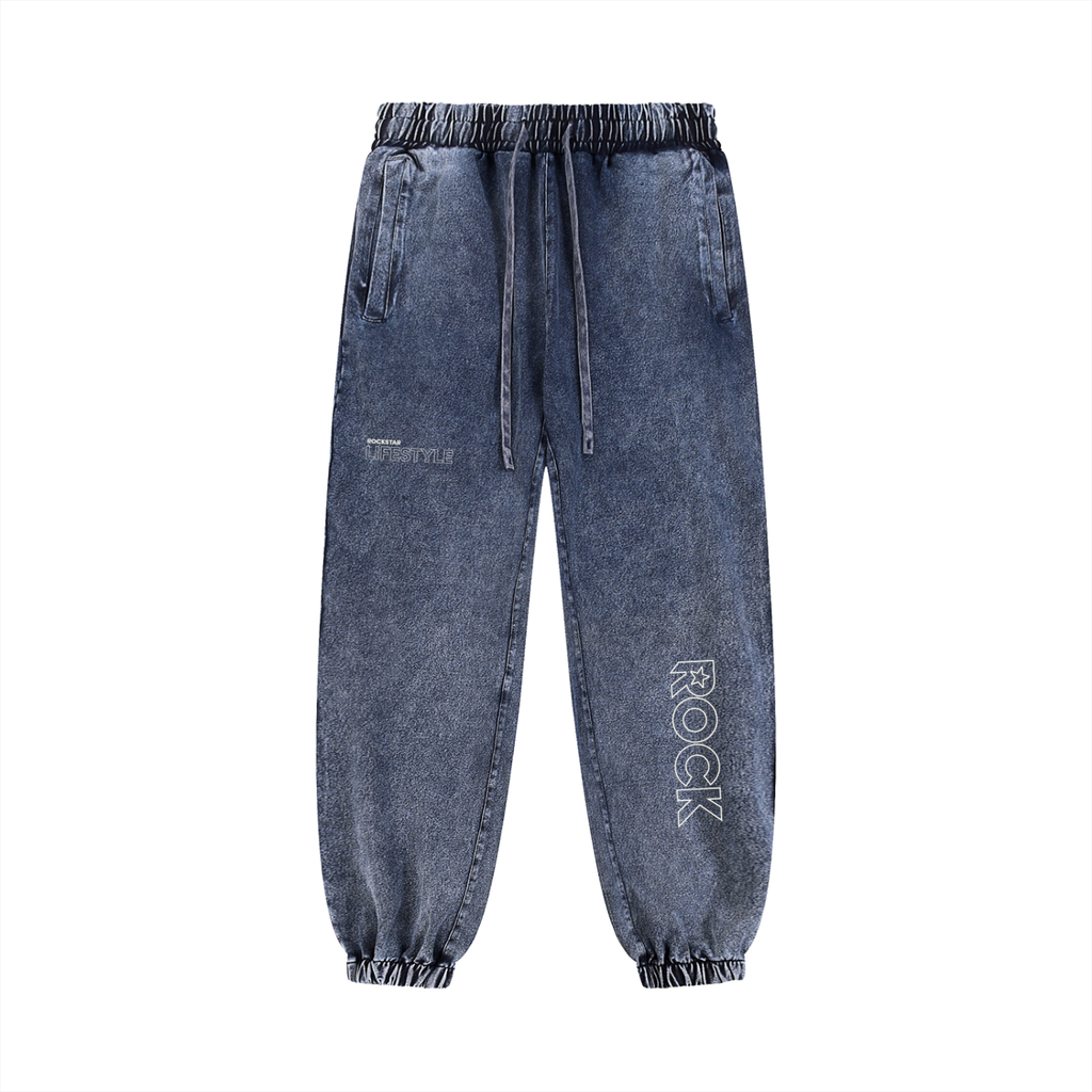 Snow Wash Jogged Sweatpants