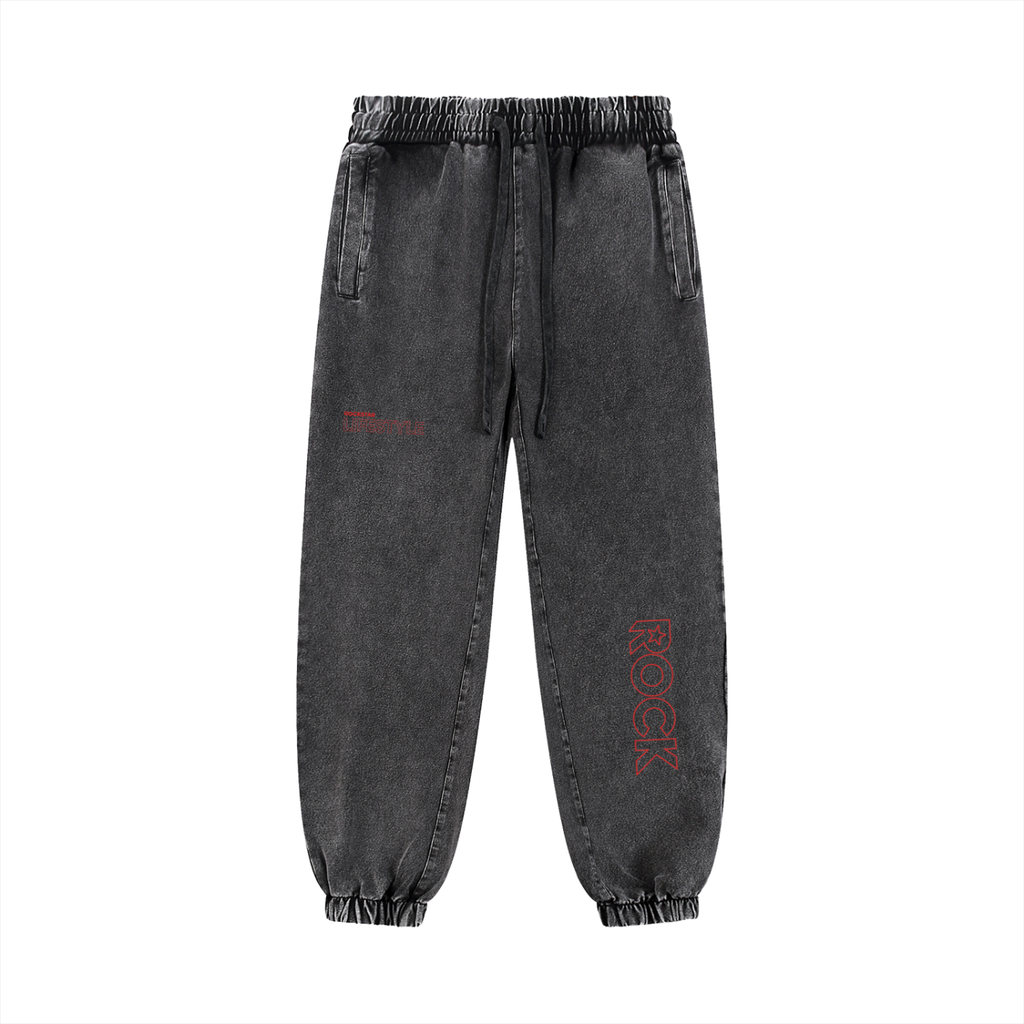 Snow Wash Jogged Sweatpants