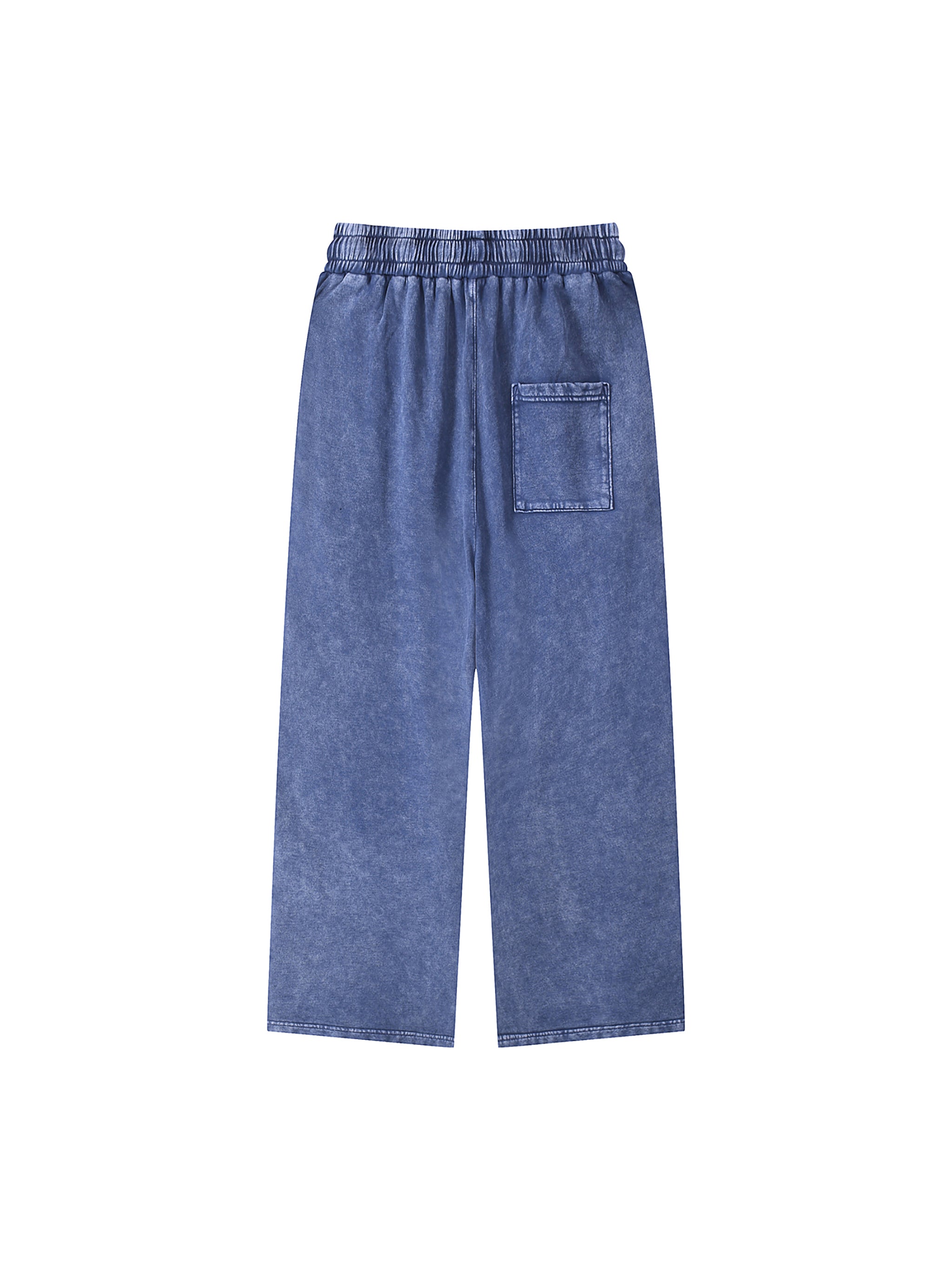 Snow Washed Straight Leg Pants