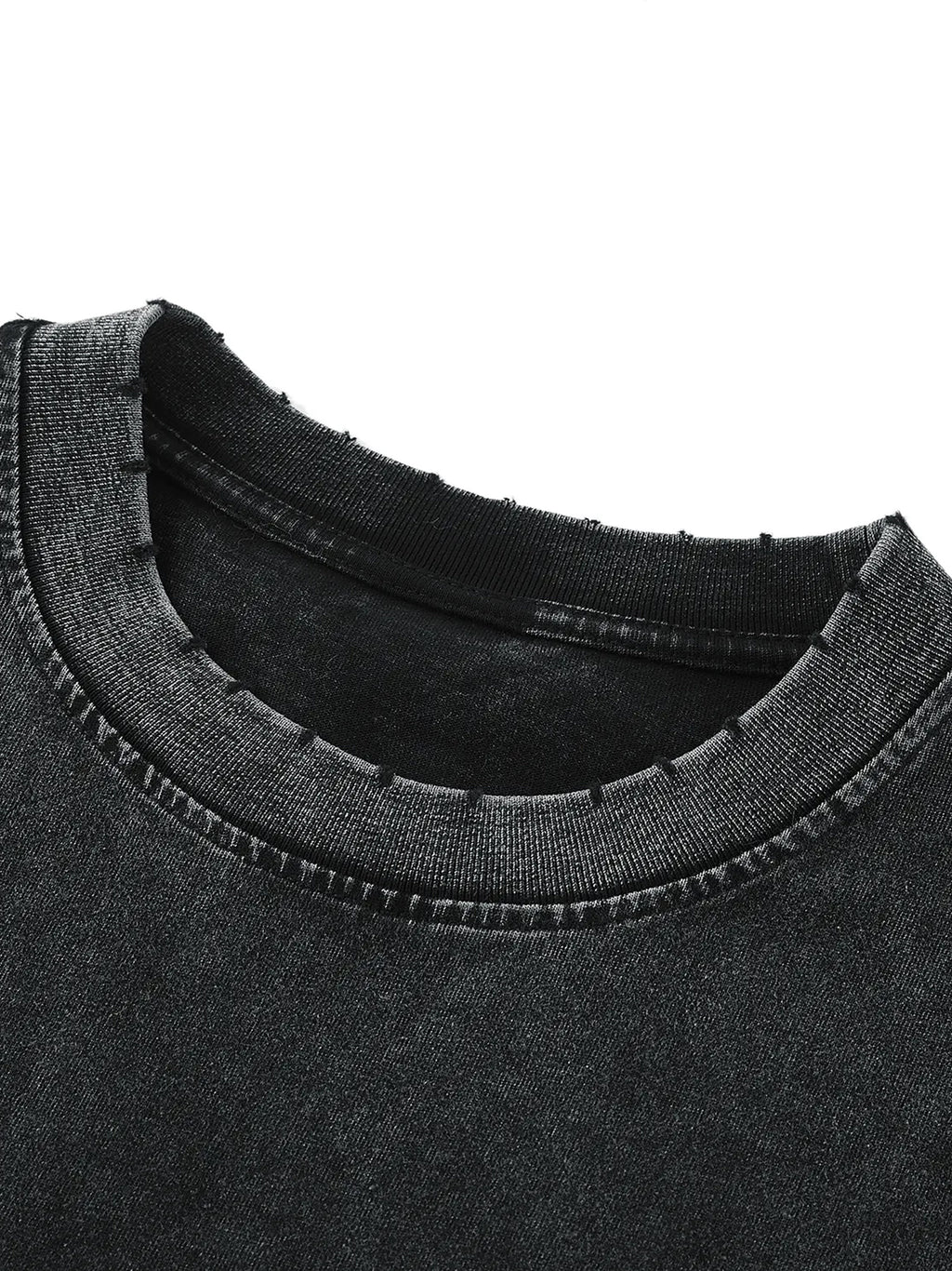 Snow Washed Frayed Hem Tank Top