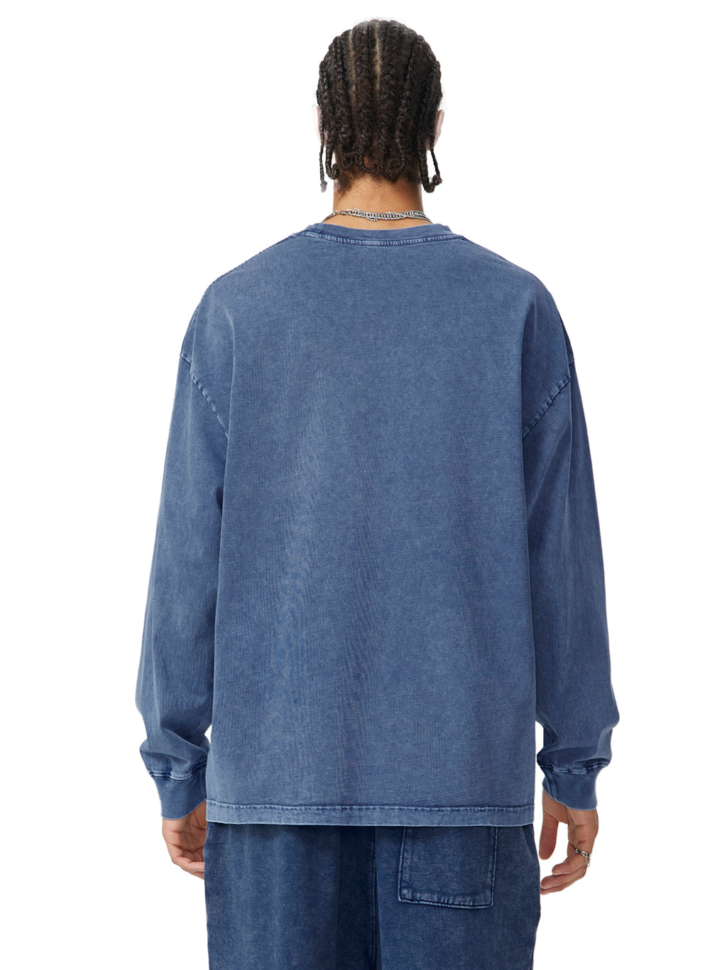 Snow Washed Frayed Edge T-Shirt